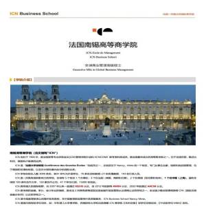 法国南锡高等商学院全球商业管理专业硕士