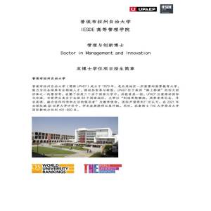 美国普埃布拉州自治大学 IESDE高等管理学院管理与创新专业博士